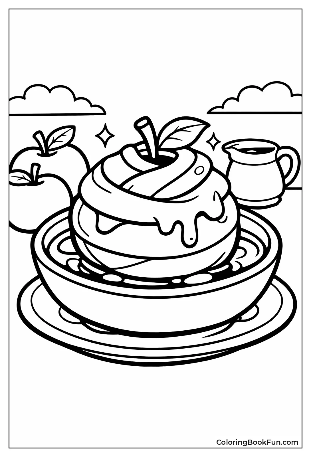 Pastry Wrapped Apple Dumpling