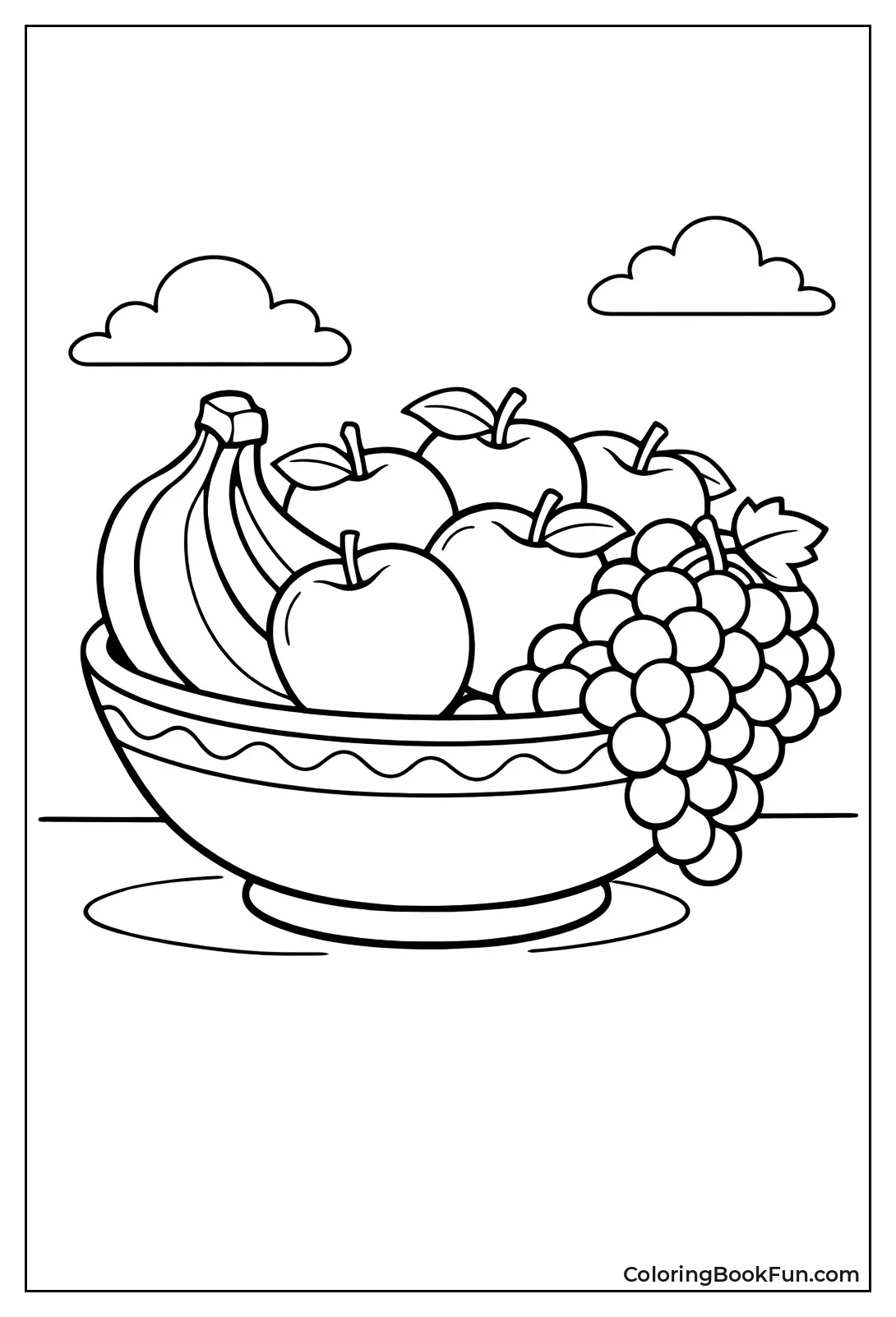 Bowl of Apples and Fruit