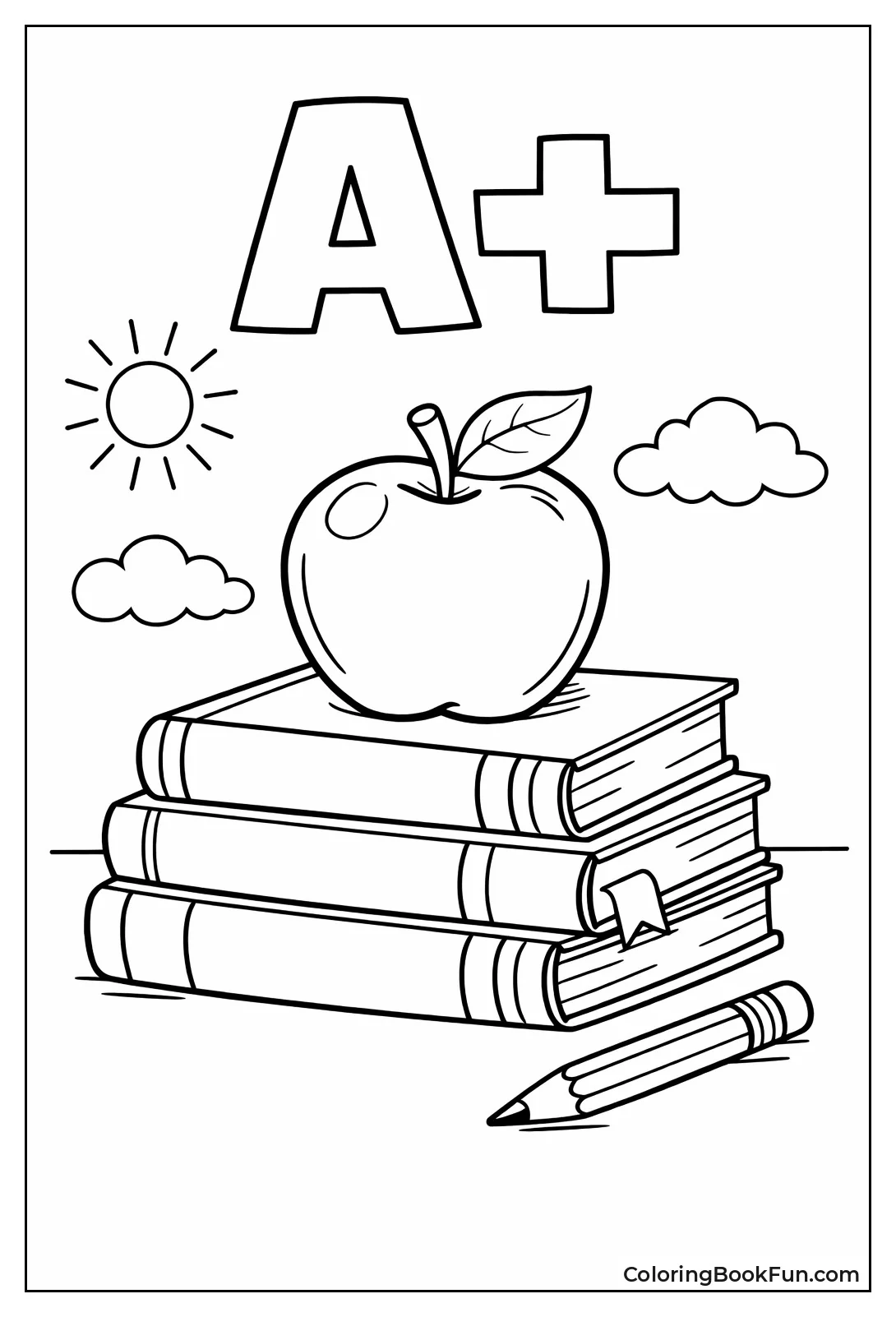 Apple on Teacher Desk