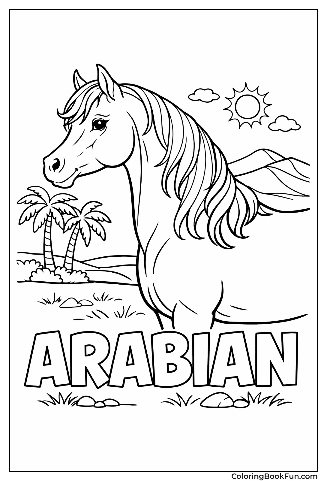 Graceful Arabian Profile