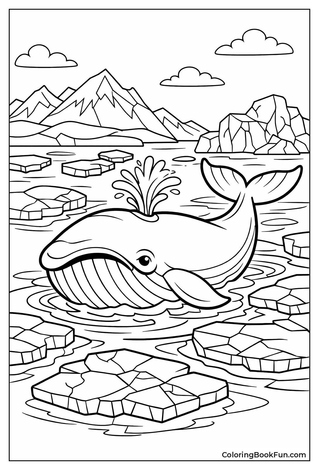 Bowhead Whale Ice Floes