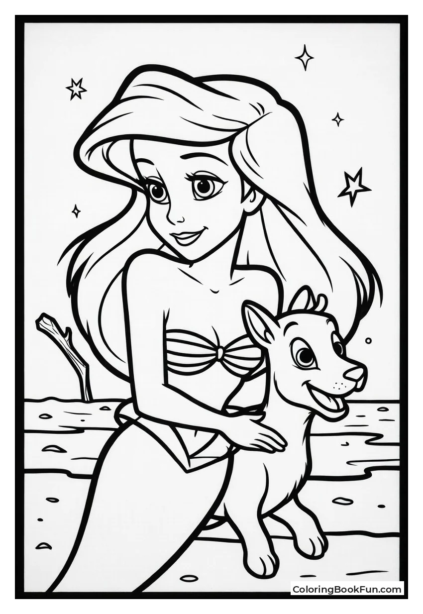 Max Licking Ariel's Hand