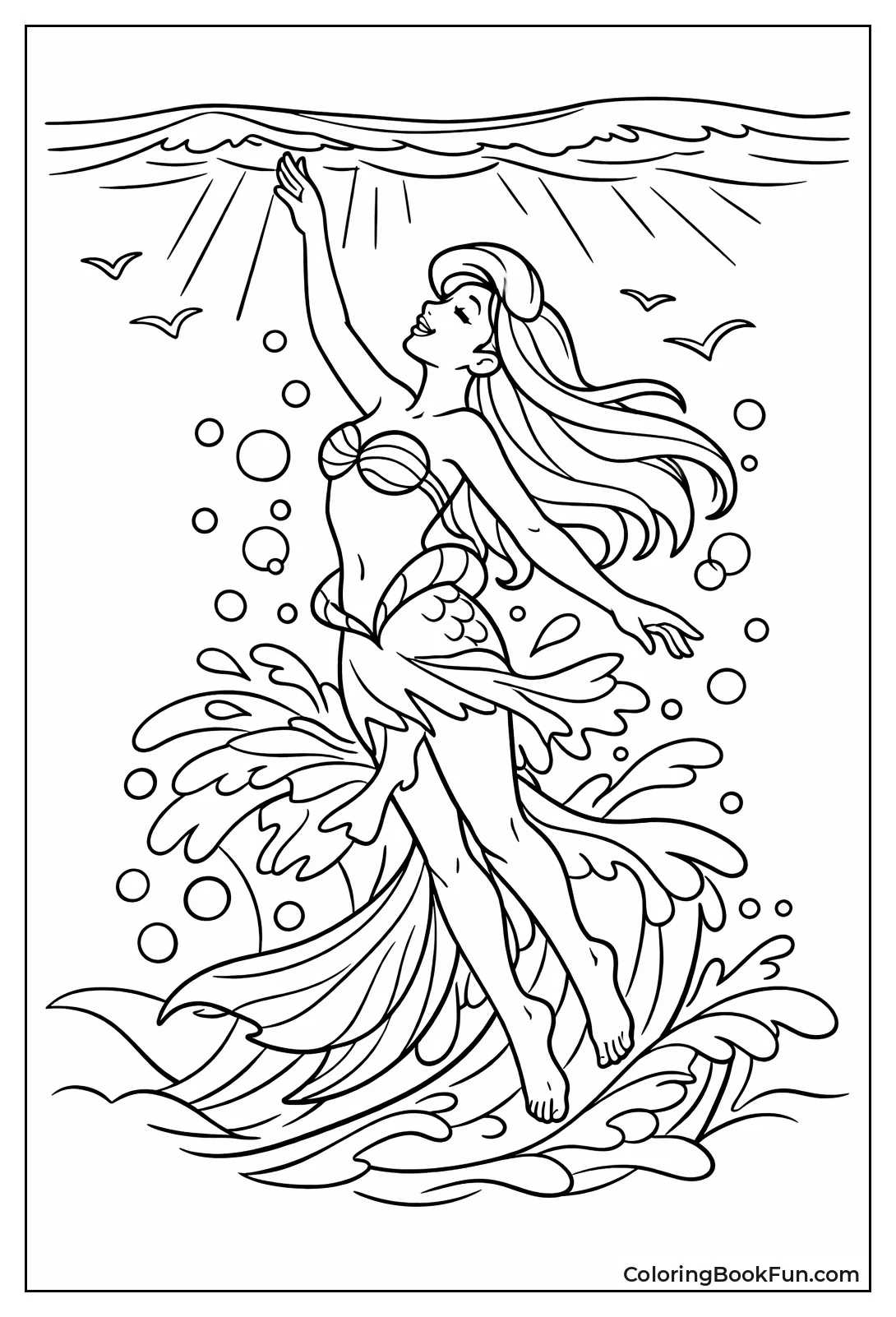 Ariel Transforming into Human