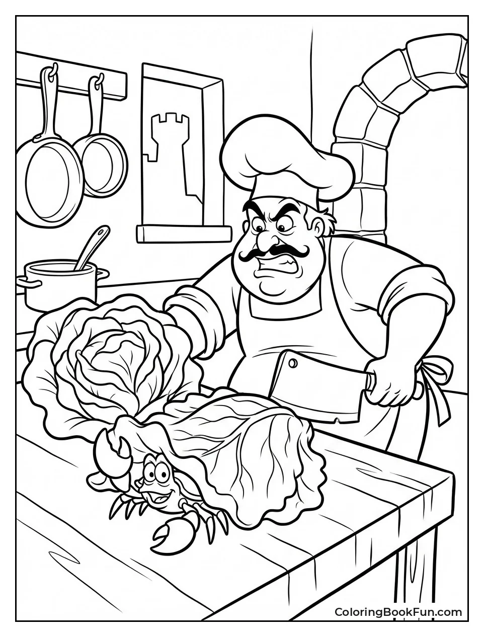 Sebastian Hiding from Chef