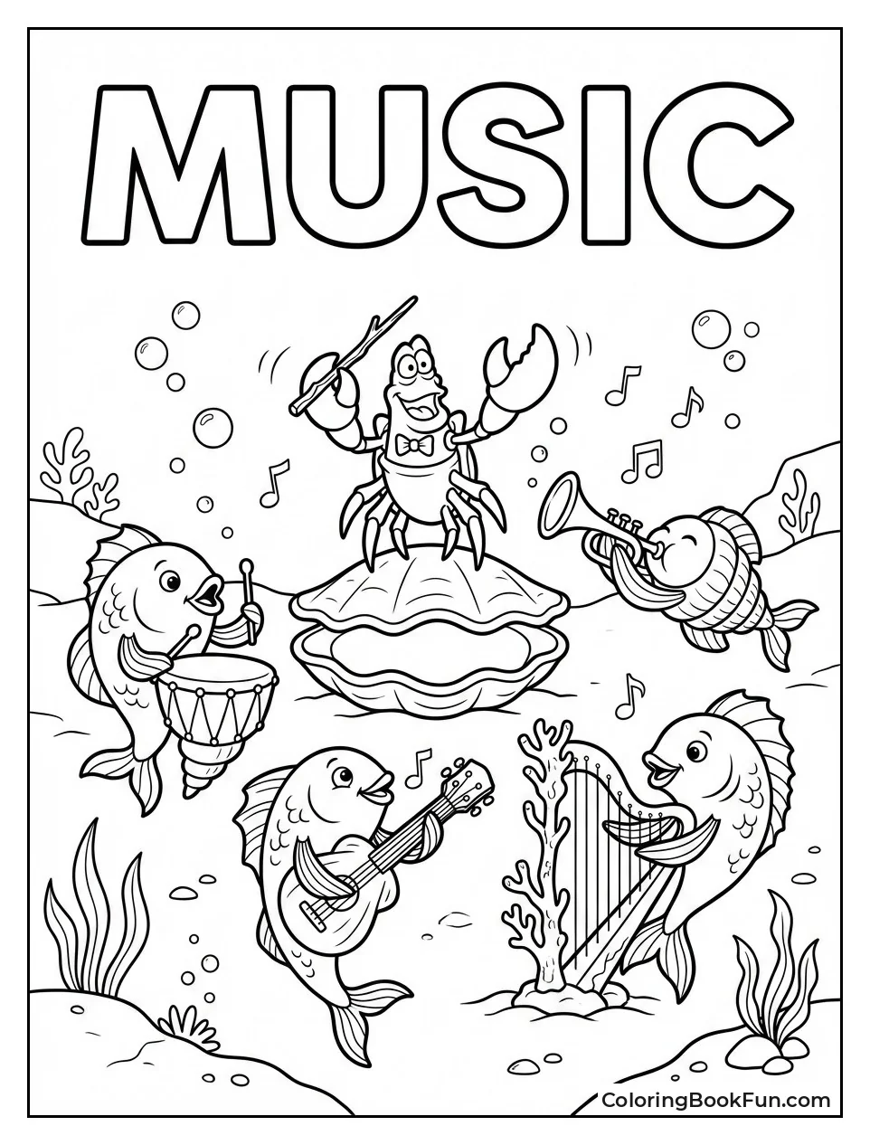 Sebastian Conducting Fish Band