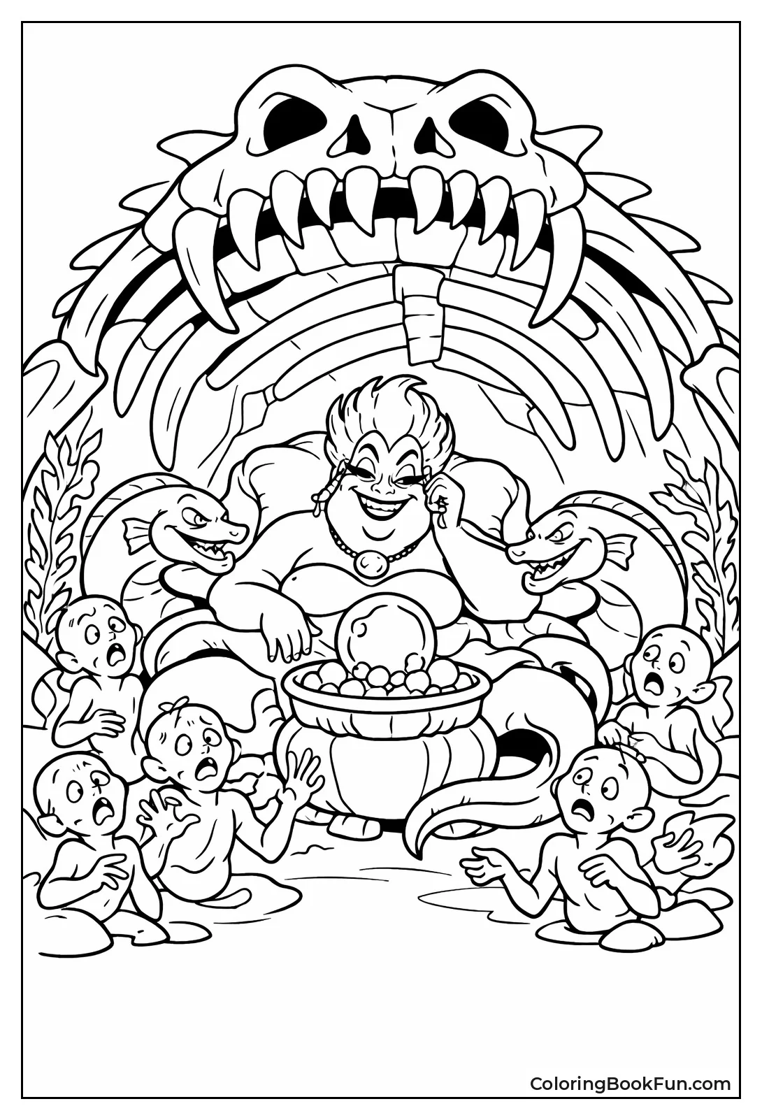 Ursula in Creepy Lair