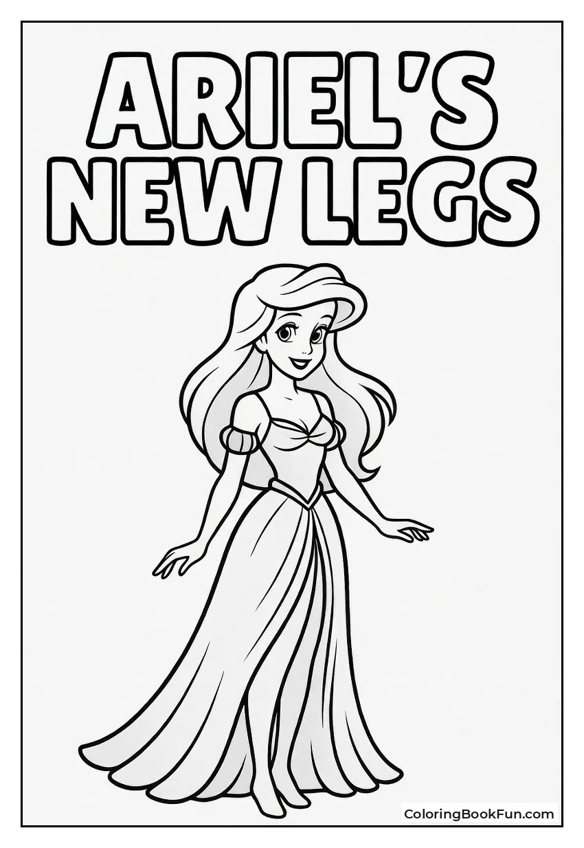 Ariel Stands on Human Legs