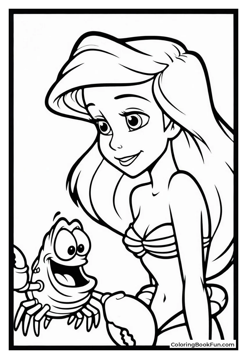 Ariel Listening to Sebastian