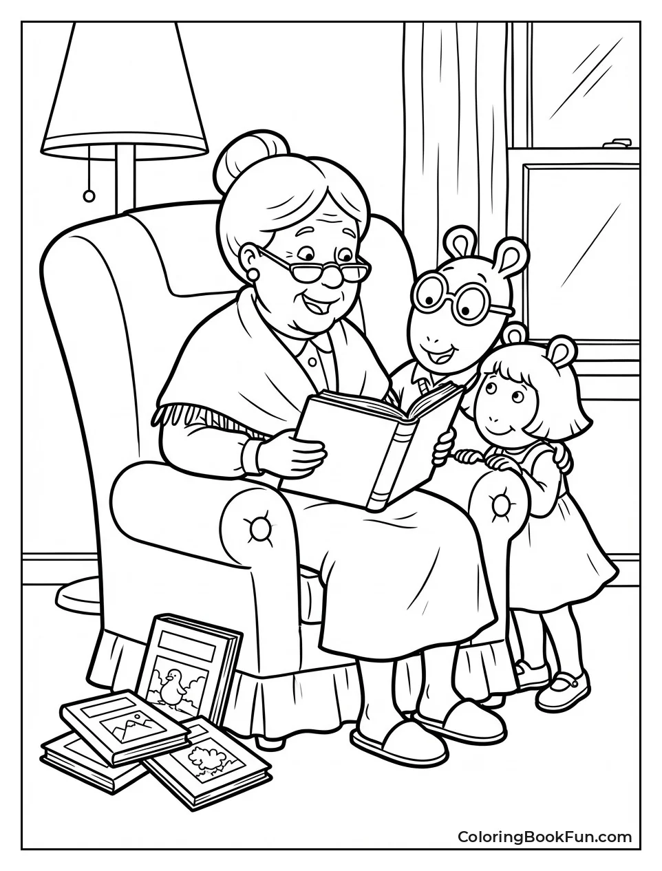 Grandma Thora Reads Stories
