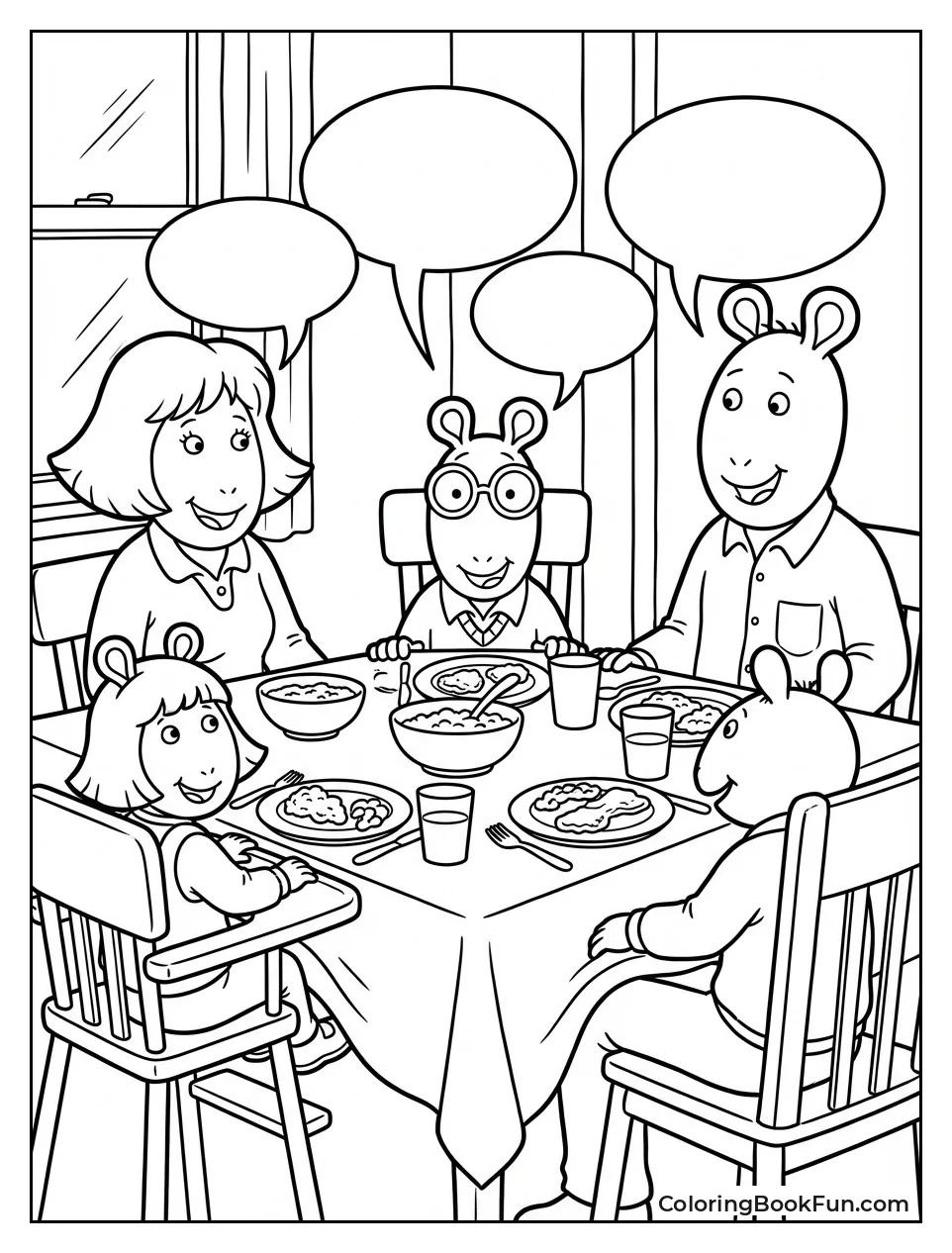 Read Family Shares Dinner