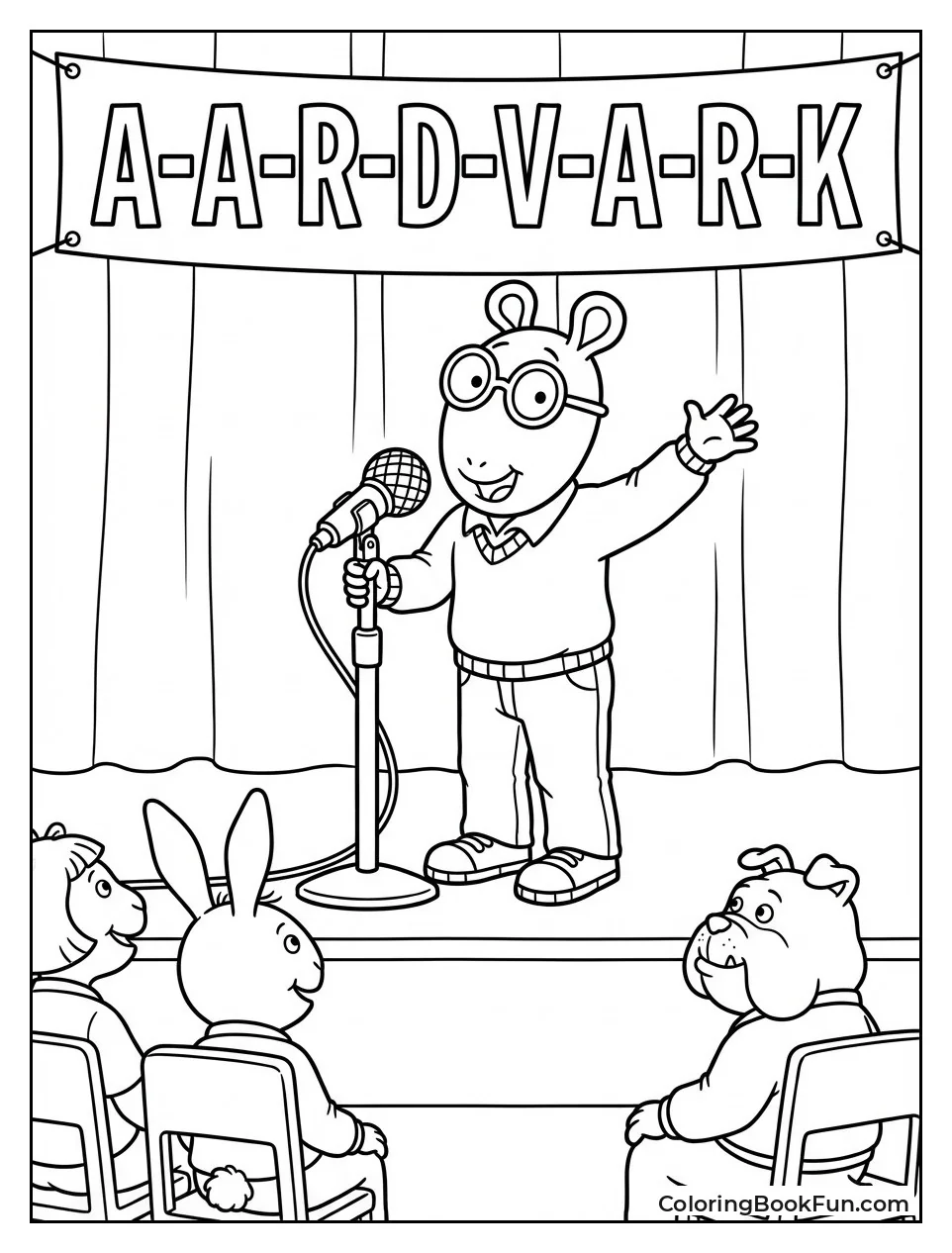 Arthur Spells Big Word