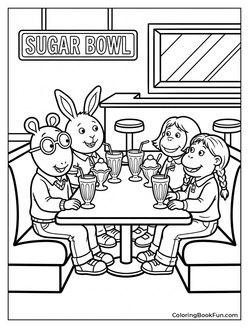 Friends Share Sugar Bowl Treats