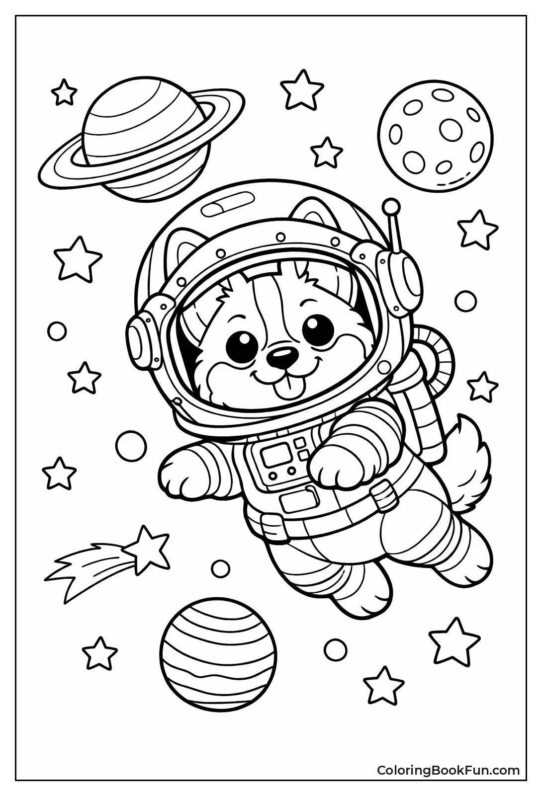 Astronaut Space Corgi