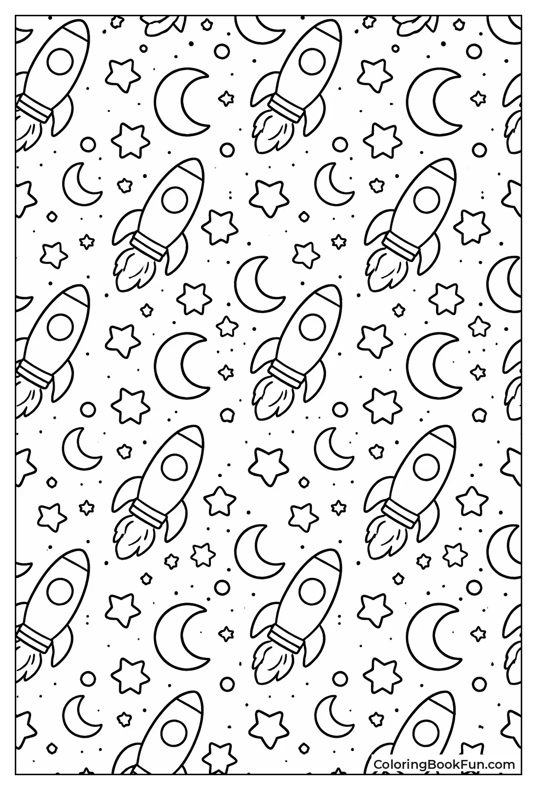 Rockets in Star Pattern