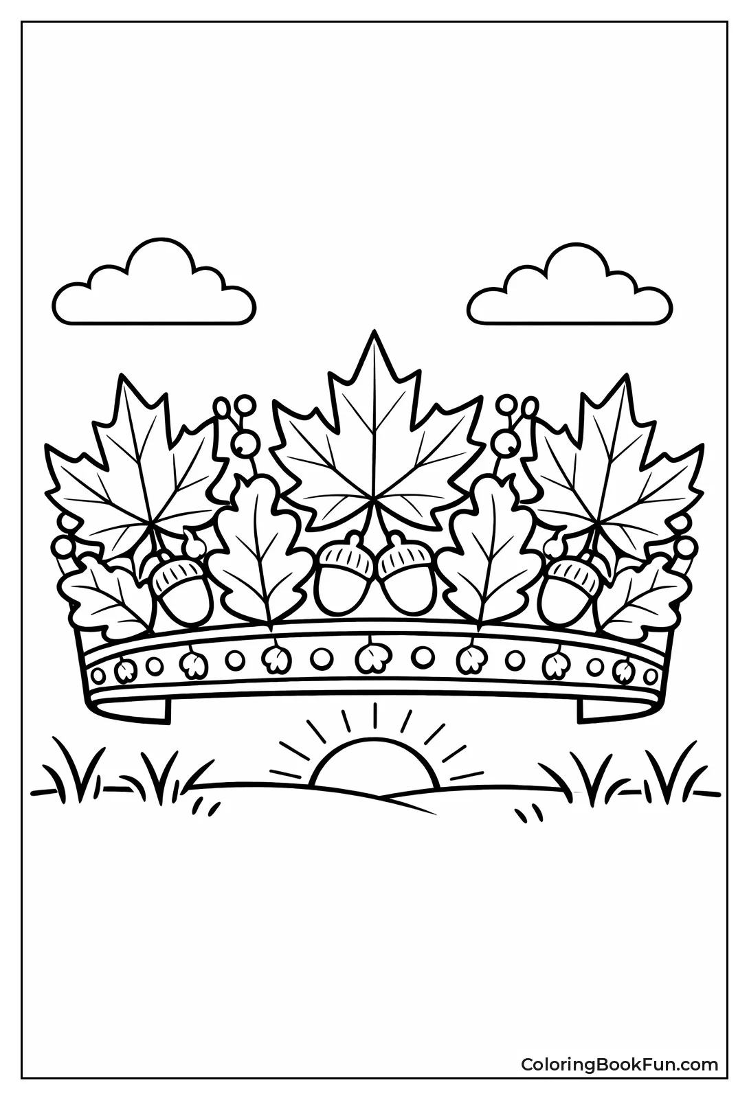 Autumn Maple Leaf Crown