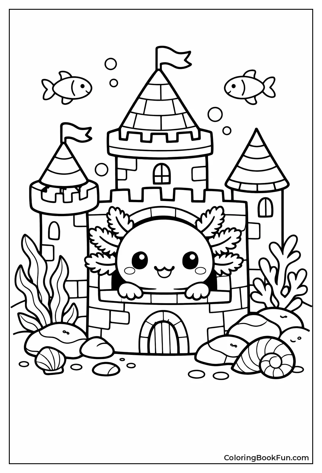 Axolotl Hides in Castle