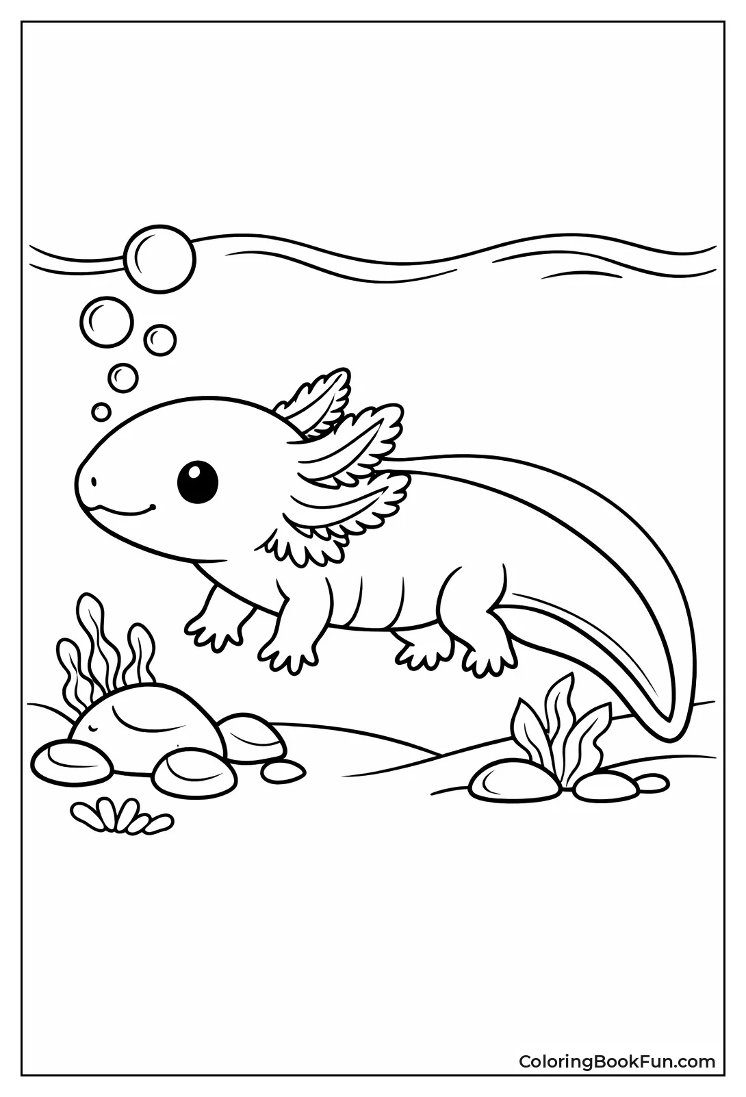 Pink Leucistic Axolotl Profile