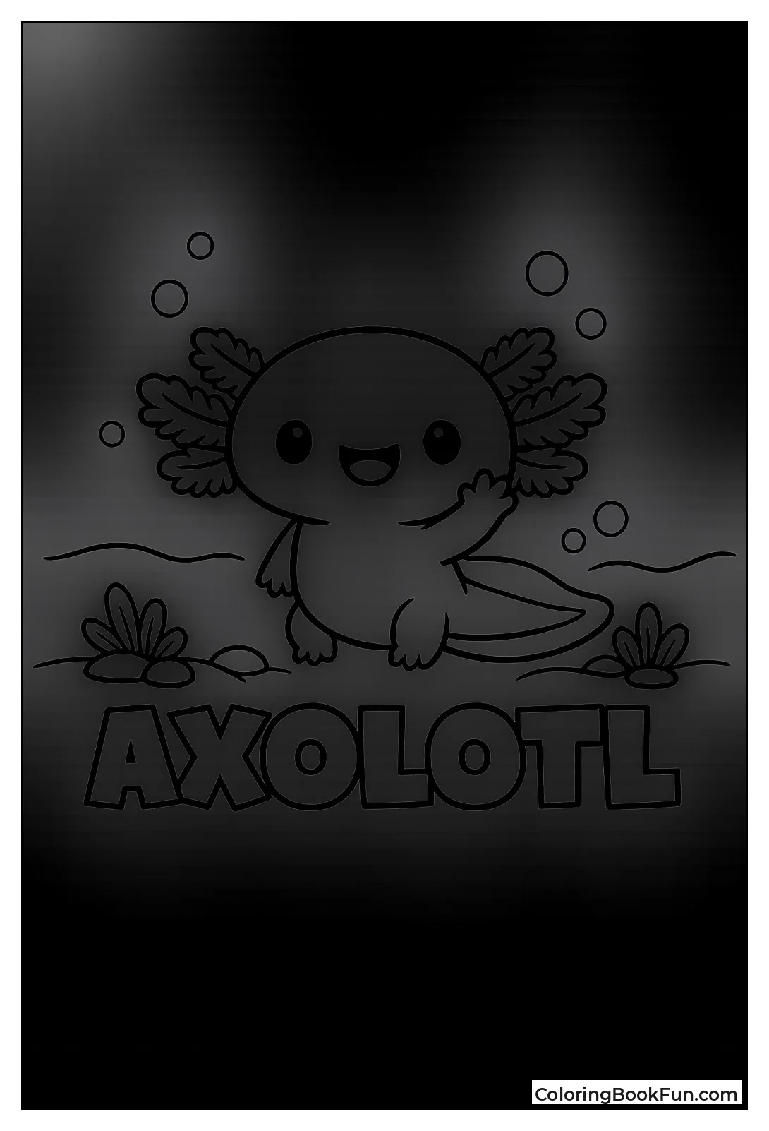 Simple Smiling Axolotl Waves