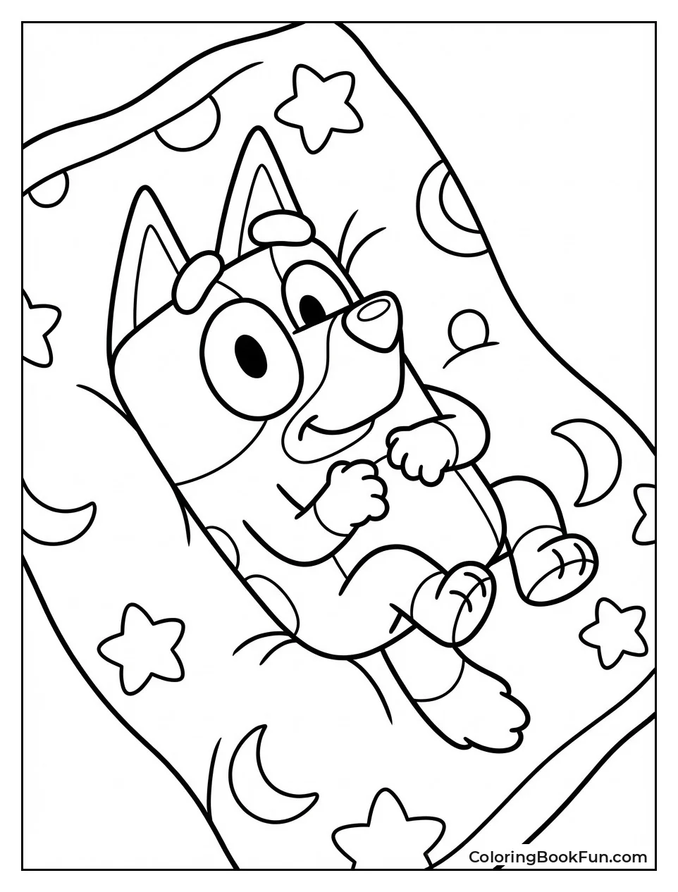 Baby Bluey Puppy with Big Eyes