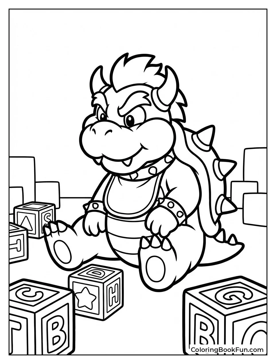 Baby Bowser Throws Tantrum