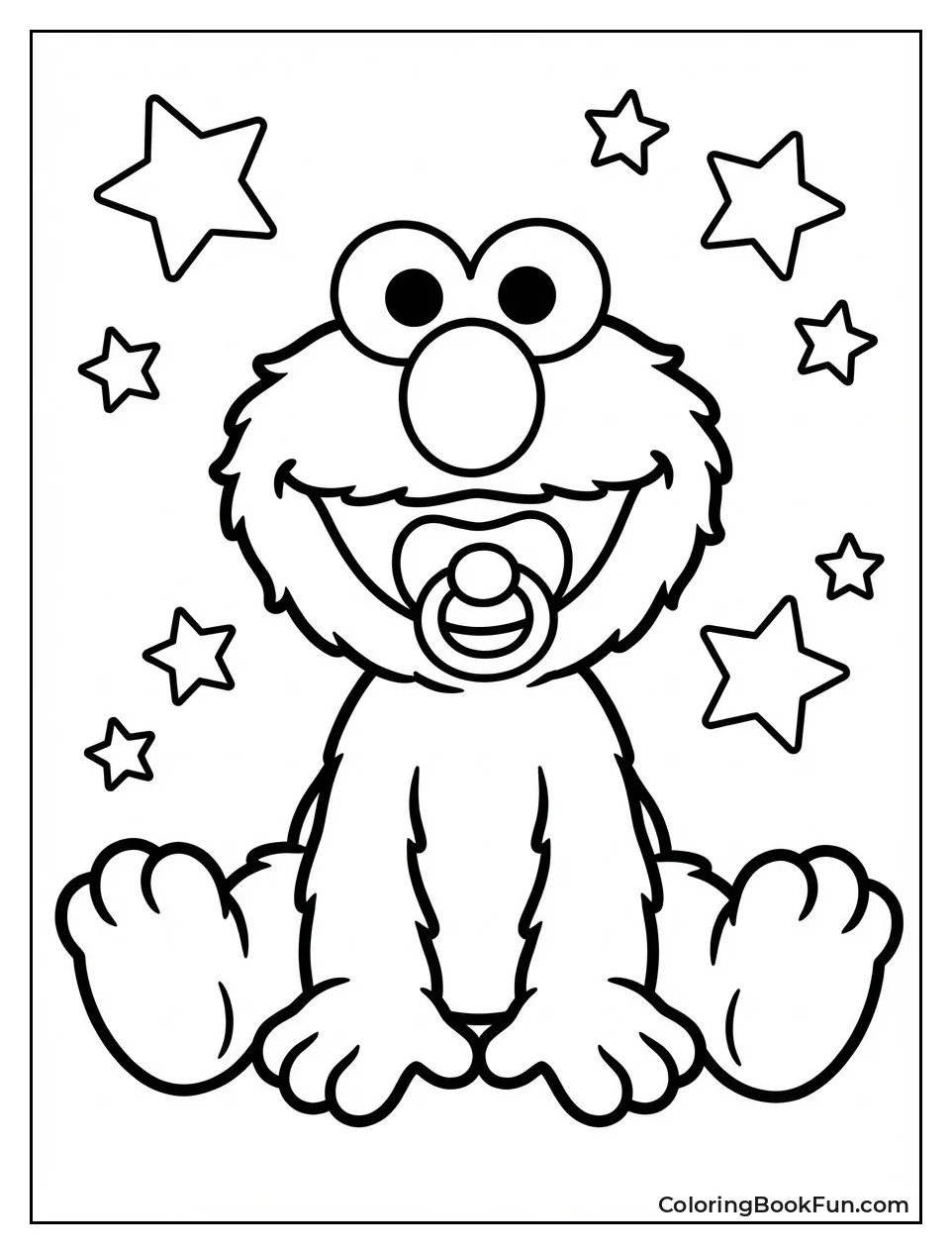 Baby Elmo with Pacifier