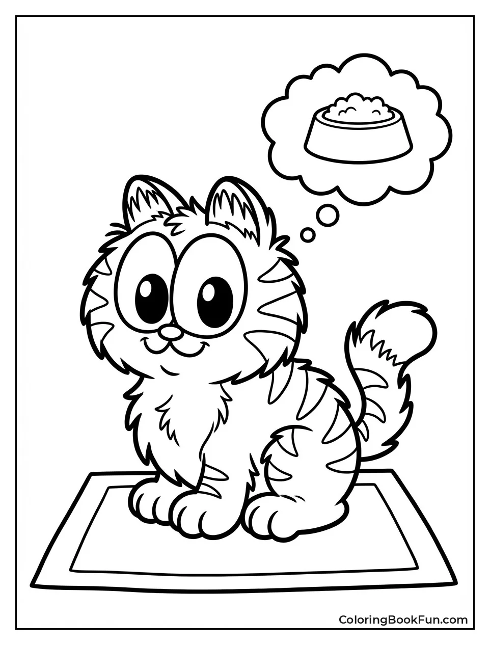 Baby Garfield Poses Playfully