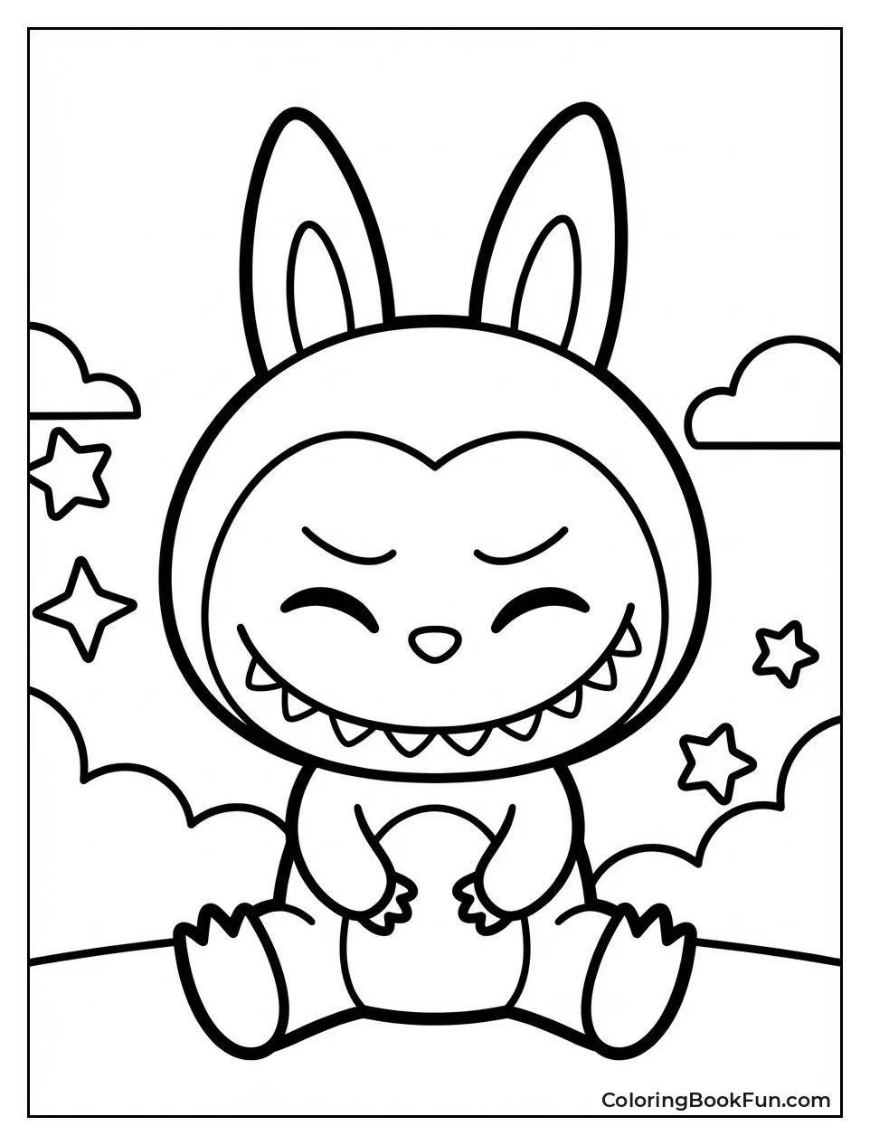 Baby Labubu Grins Playfully