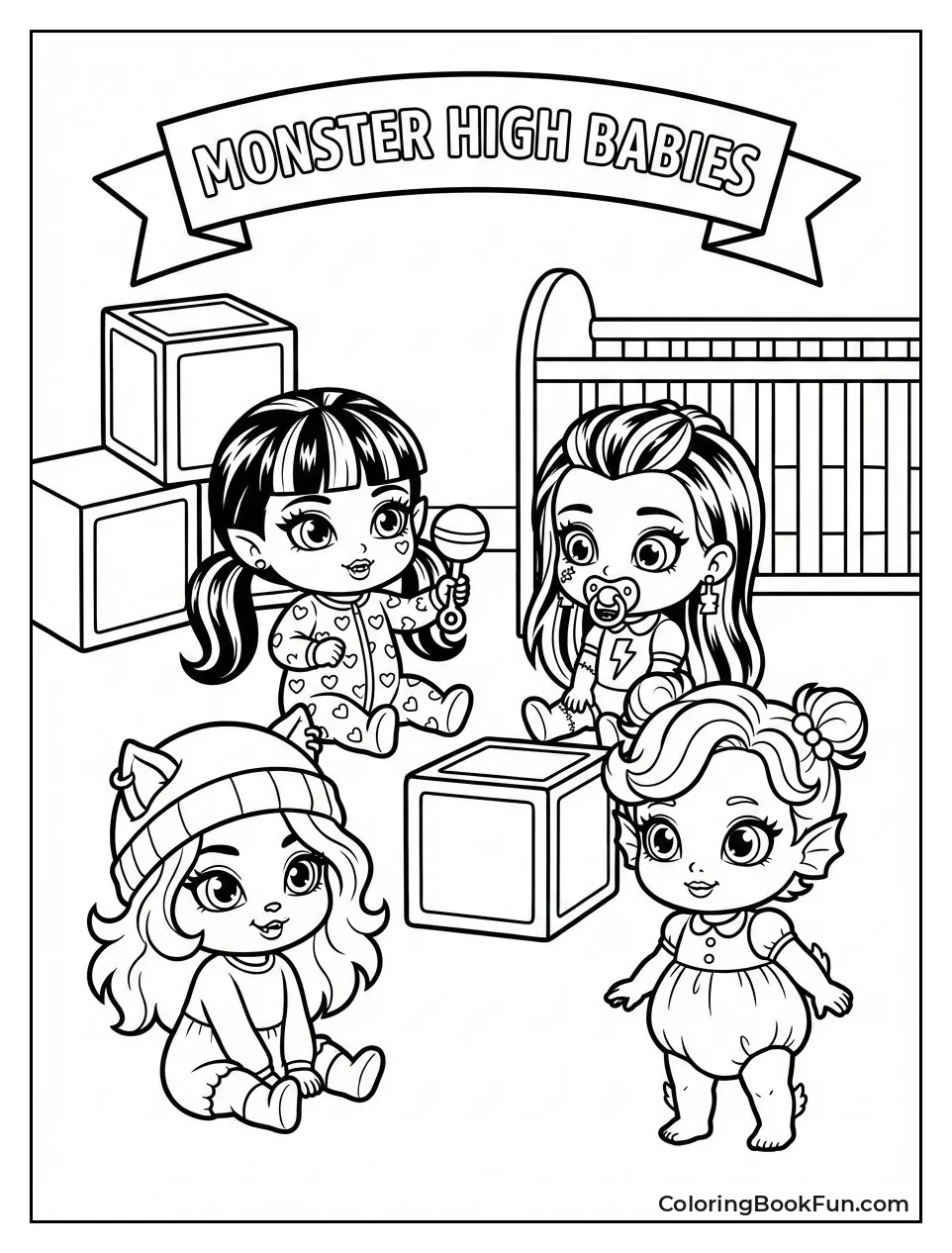 Cute Baby Monster High Babies