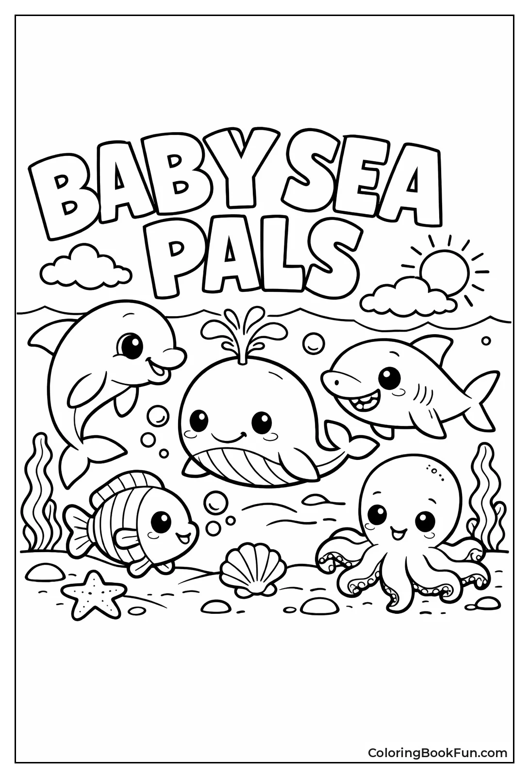 Cute Baby Sea Animals