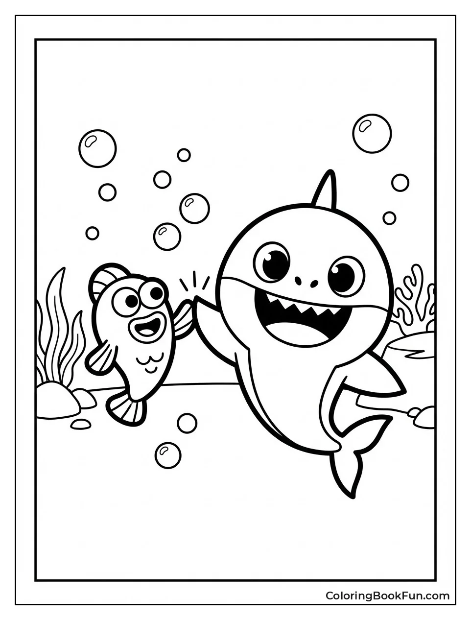 Baby Shark High-Fives William