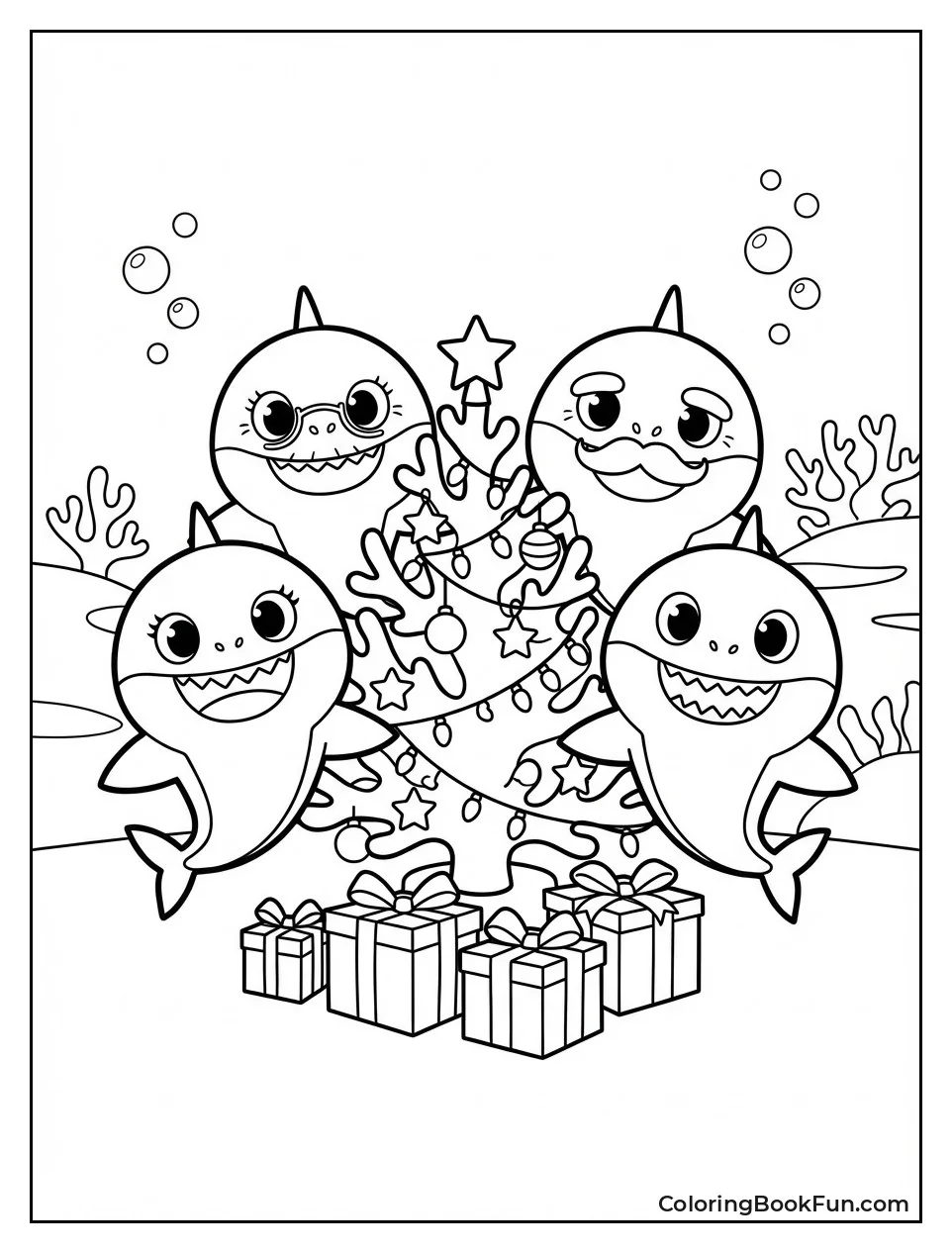 Sharks Celebrate Christmas