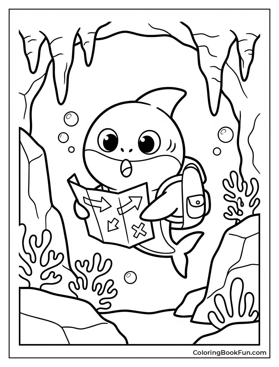 Baby Shark Explores Caves