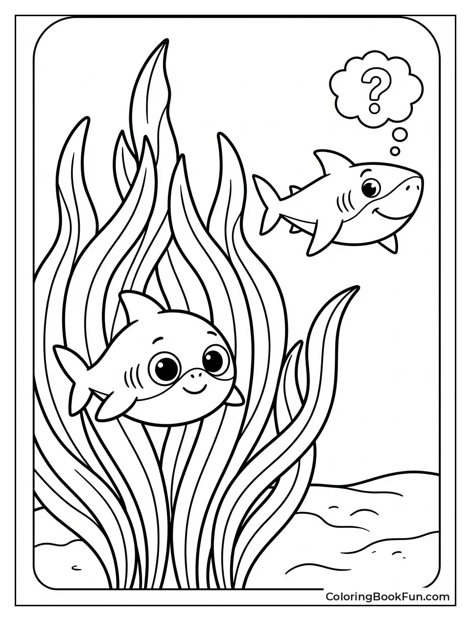 Baby Shark Hides in Kelp