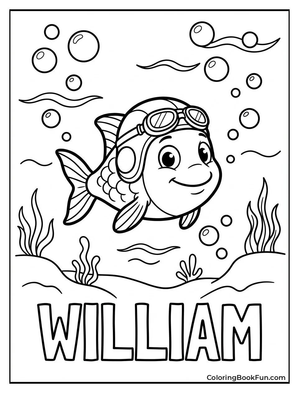 Excited William with Bubbles