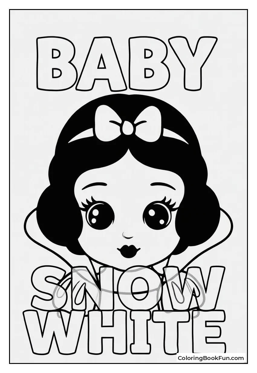 Baby Snow White Giggles Sweetly