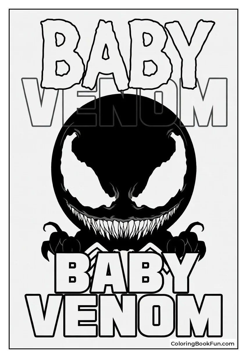 Cute Baby Venom Smiles