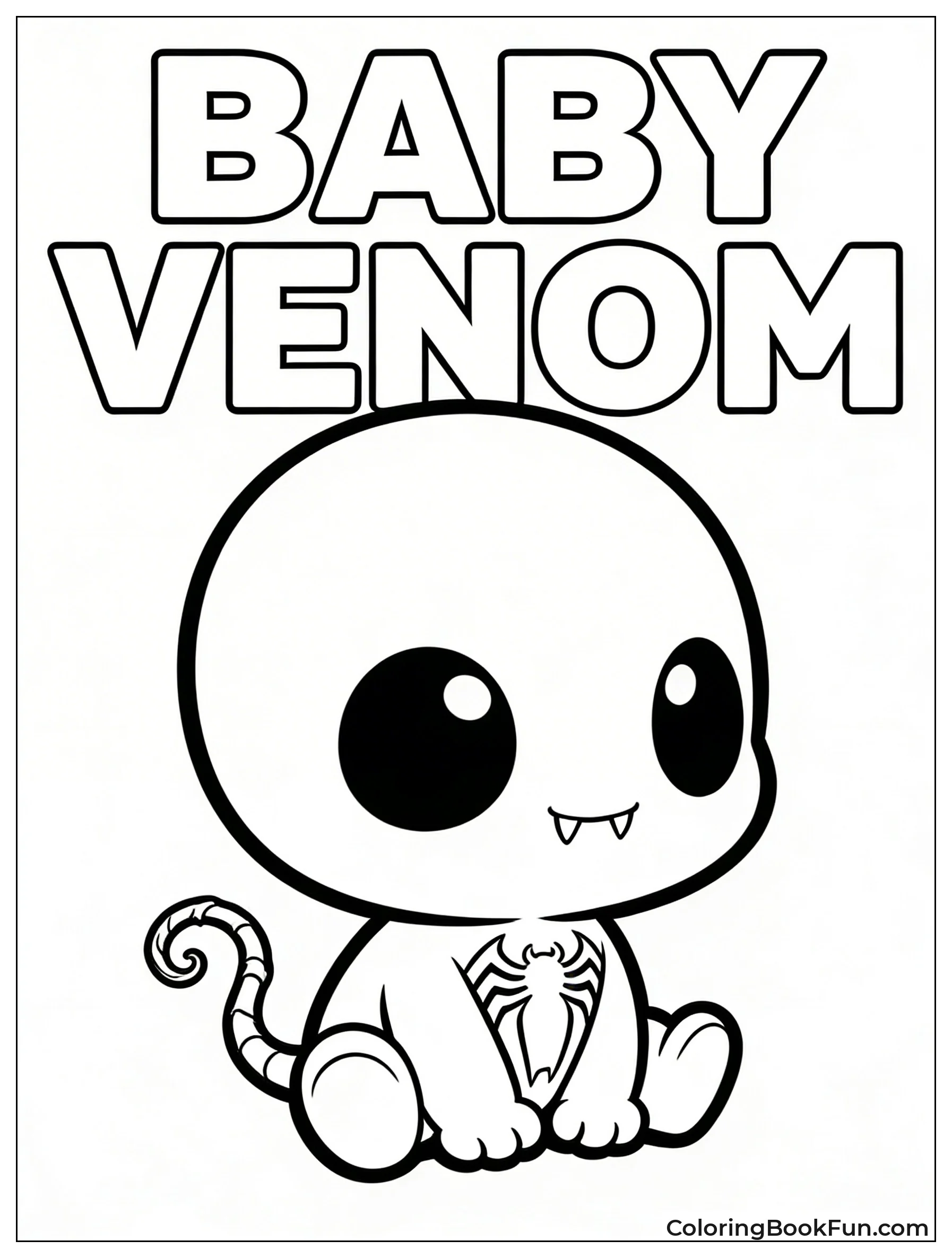 Cute Baby Venom Smiles