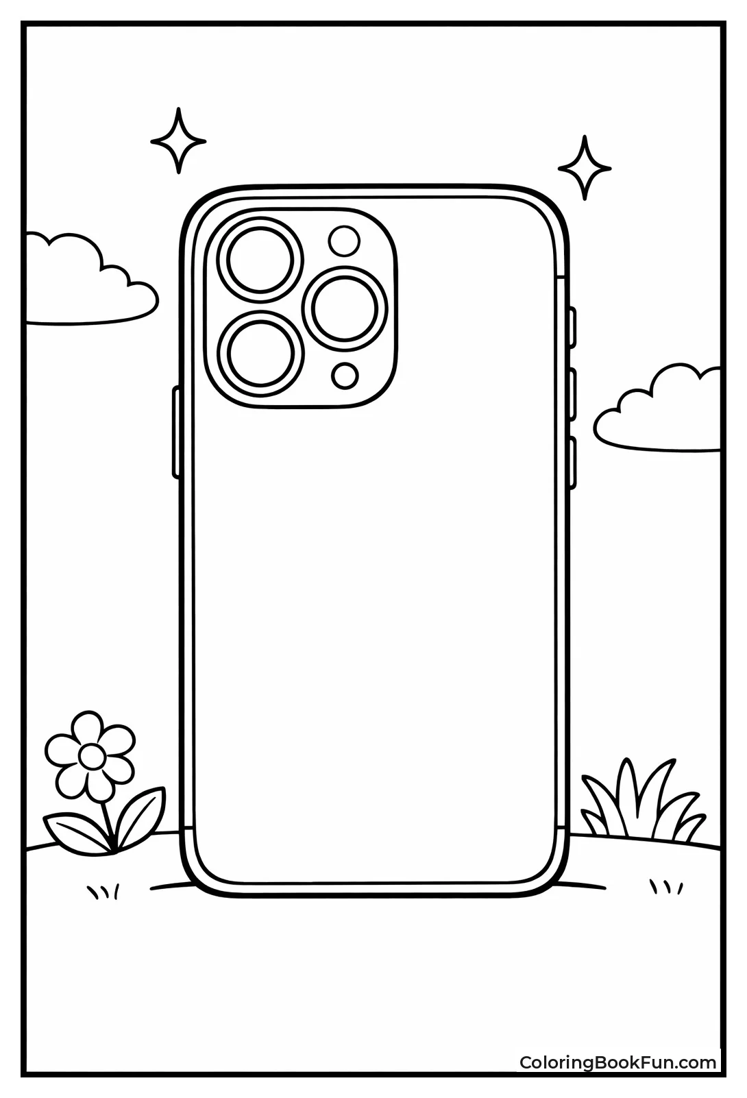 Phone Back Shows Cameras