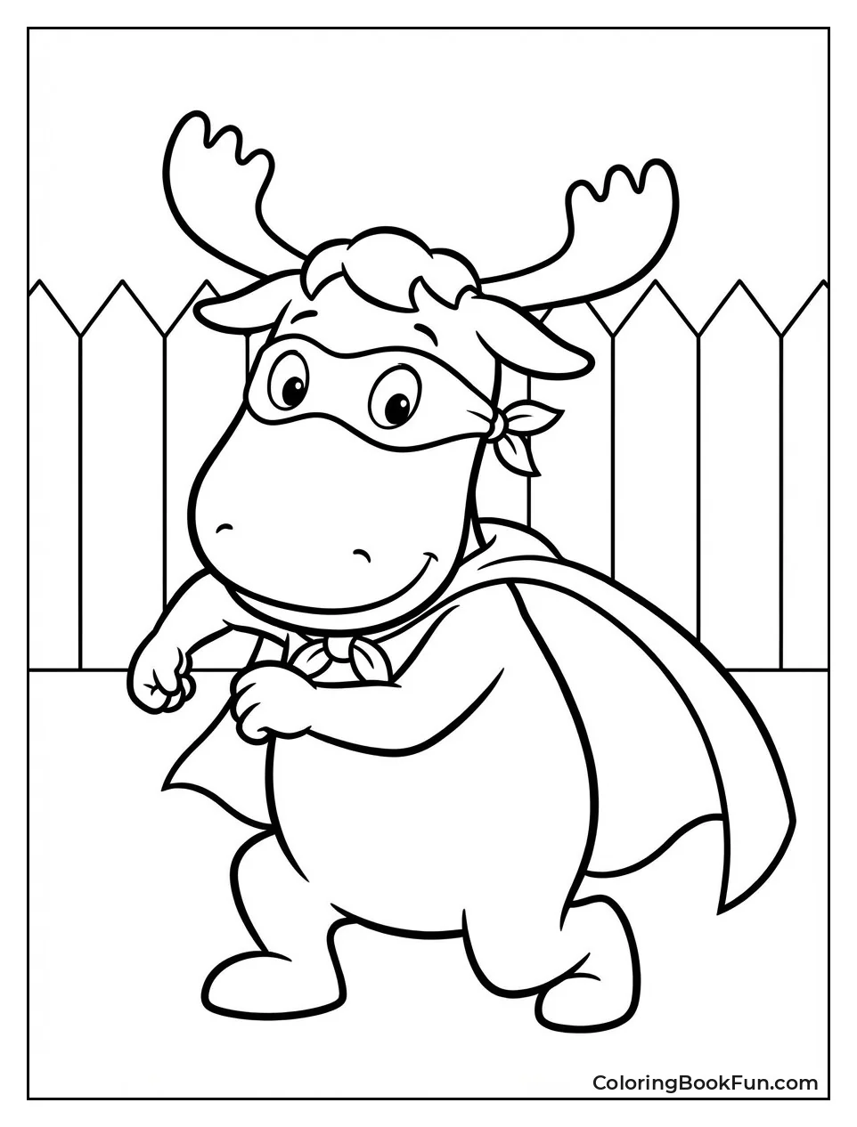 Sneaky Tyrone in Henchman Mask