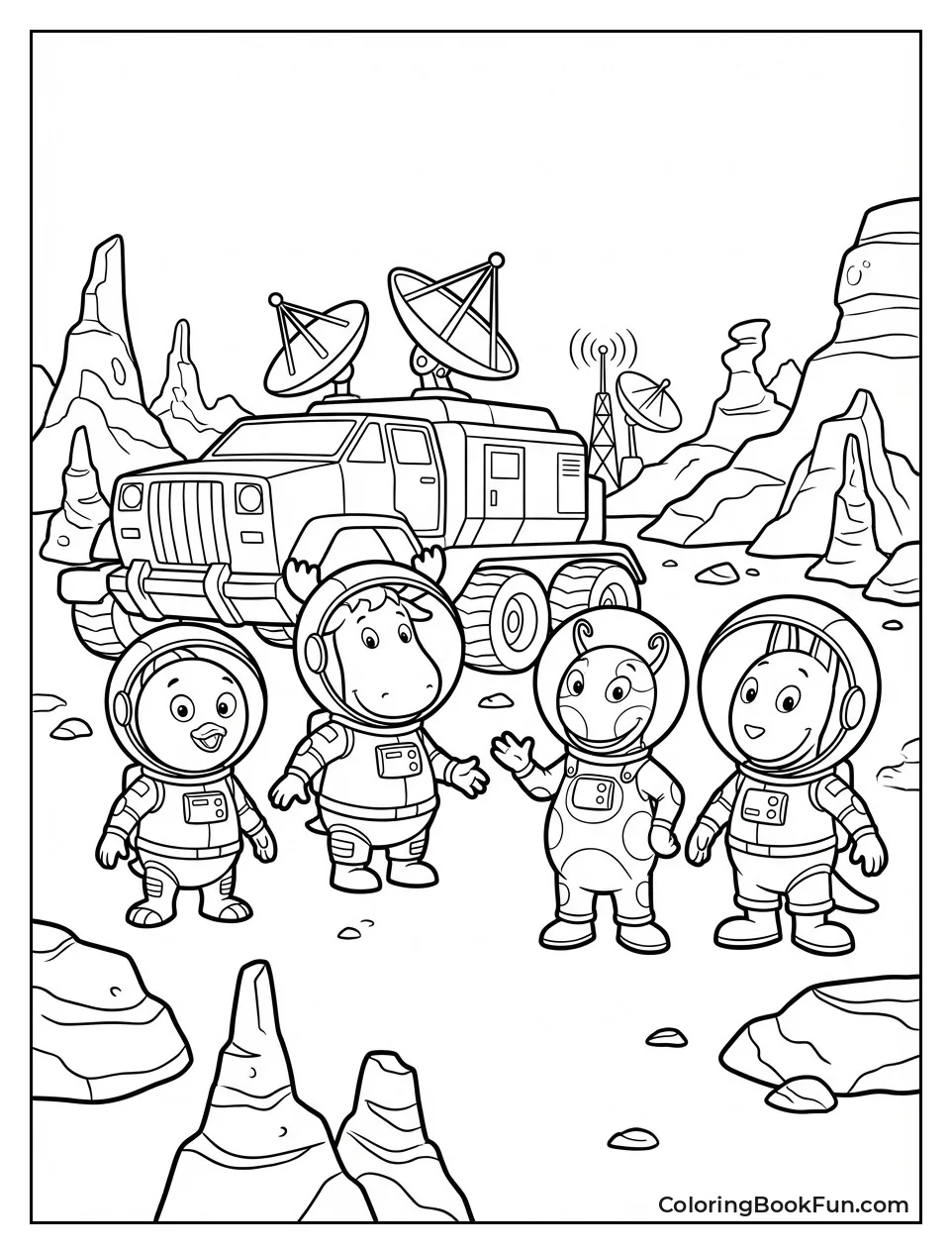 Rover Lands on Mars Rocks