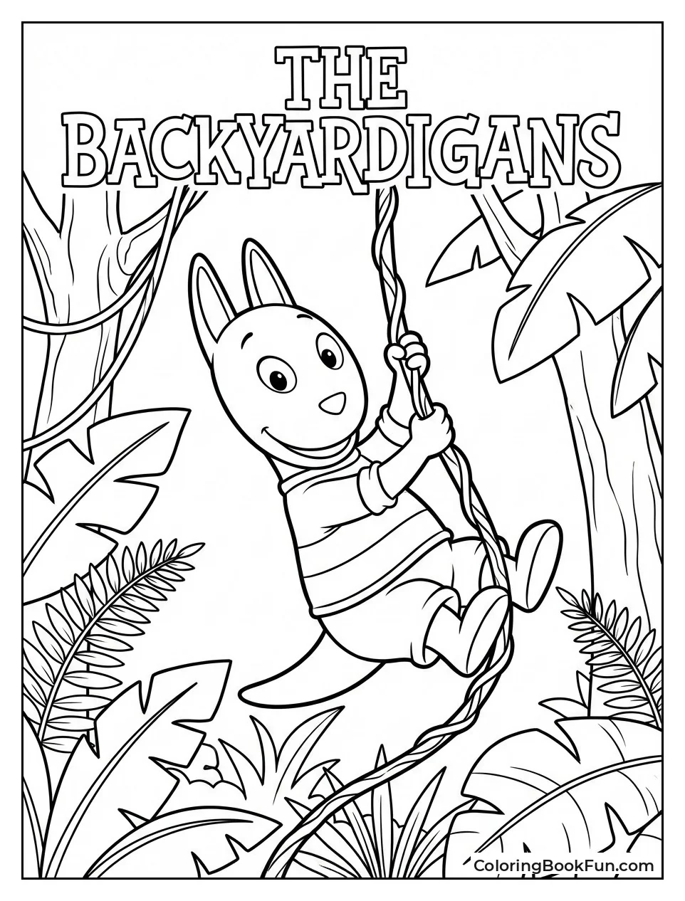 Austin Swings on Jungle Vine