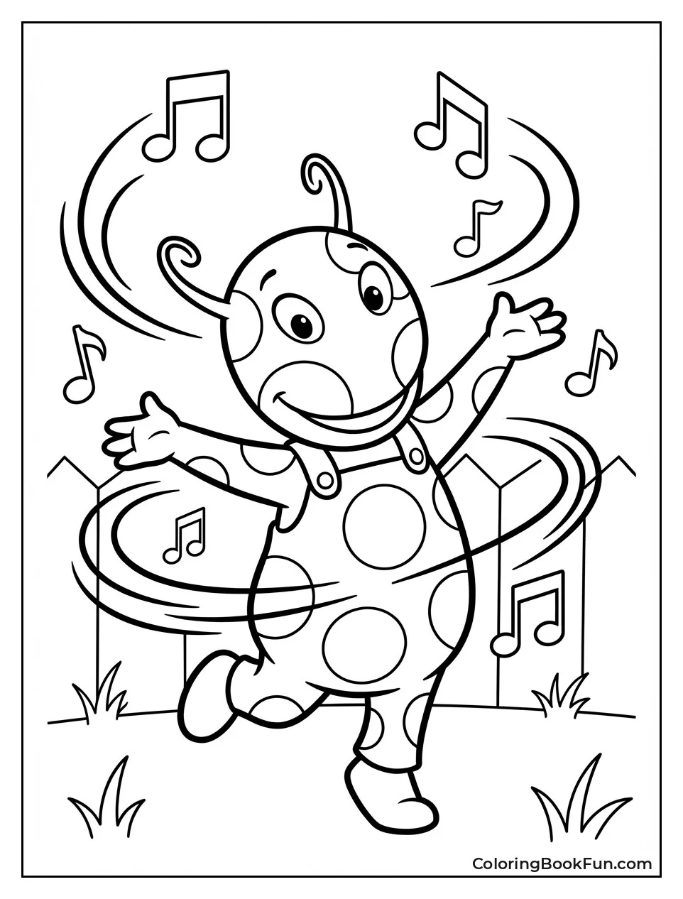 Uniqua Dances with Music Notes