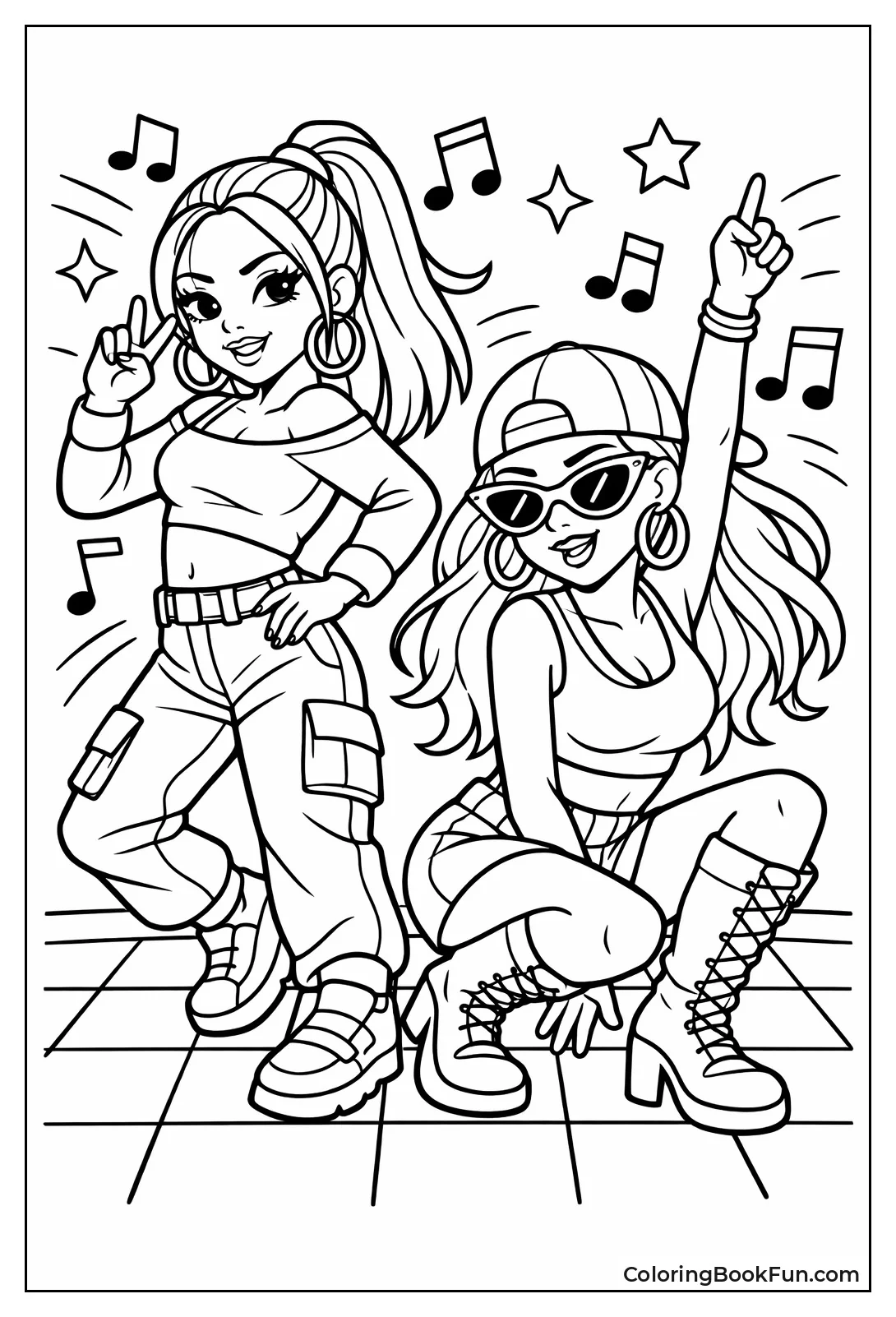 Duo Dances on Party Floor