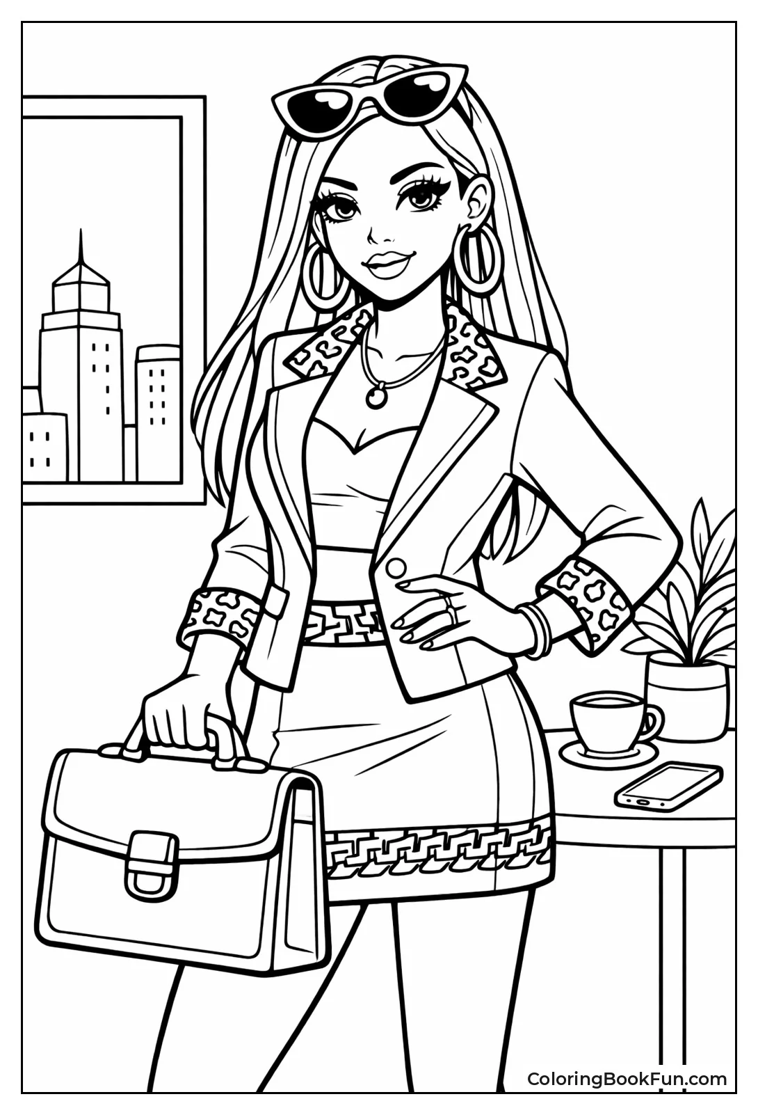 Boss Baddie in Office Blazer