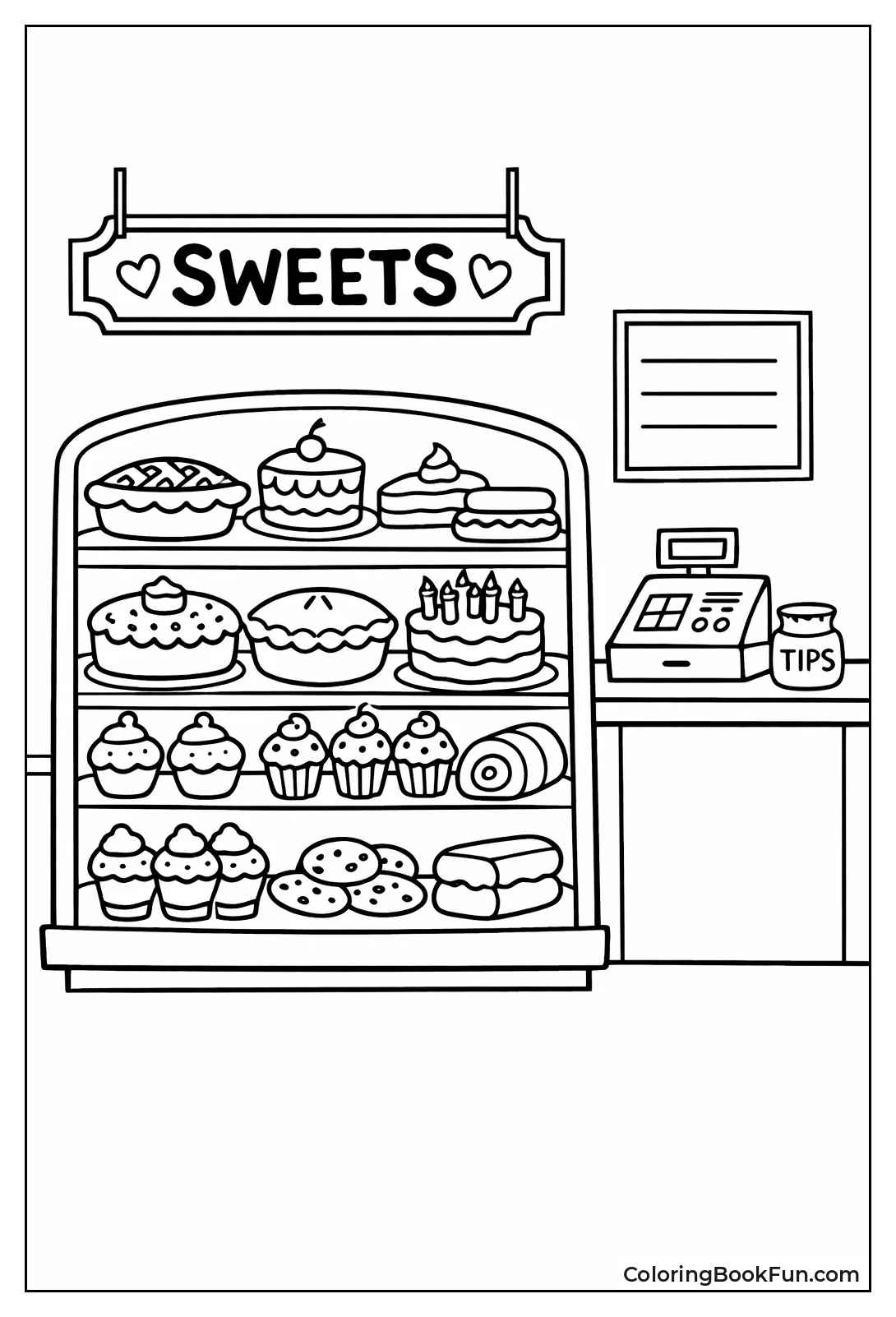 Bakery Dessert Display