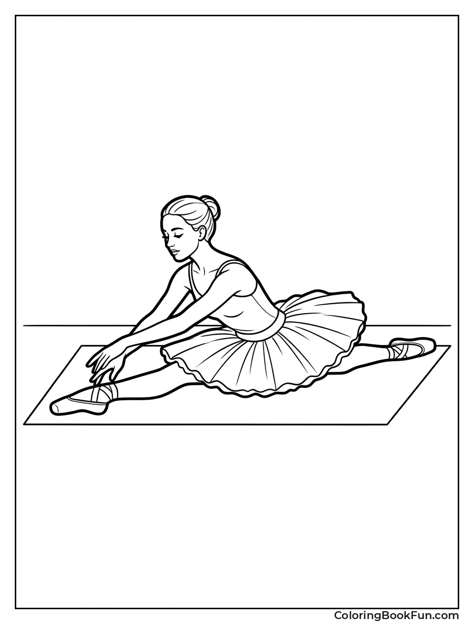 Ballerina Doing Splits