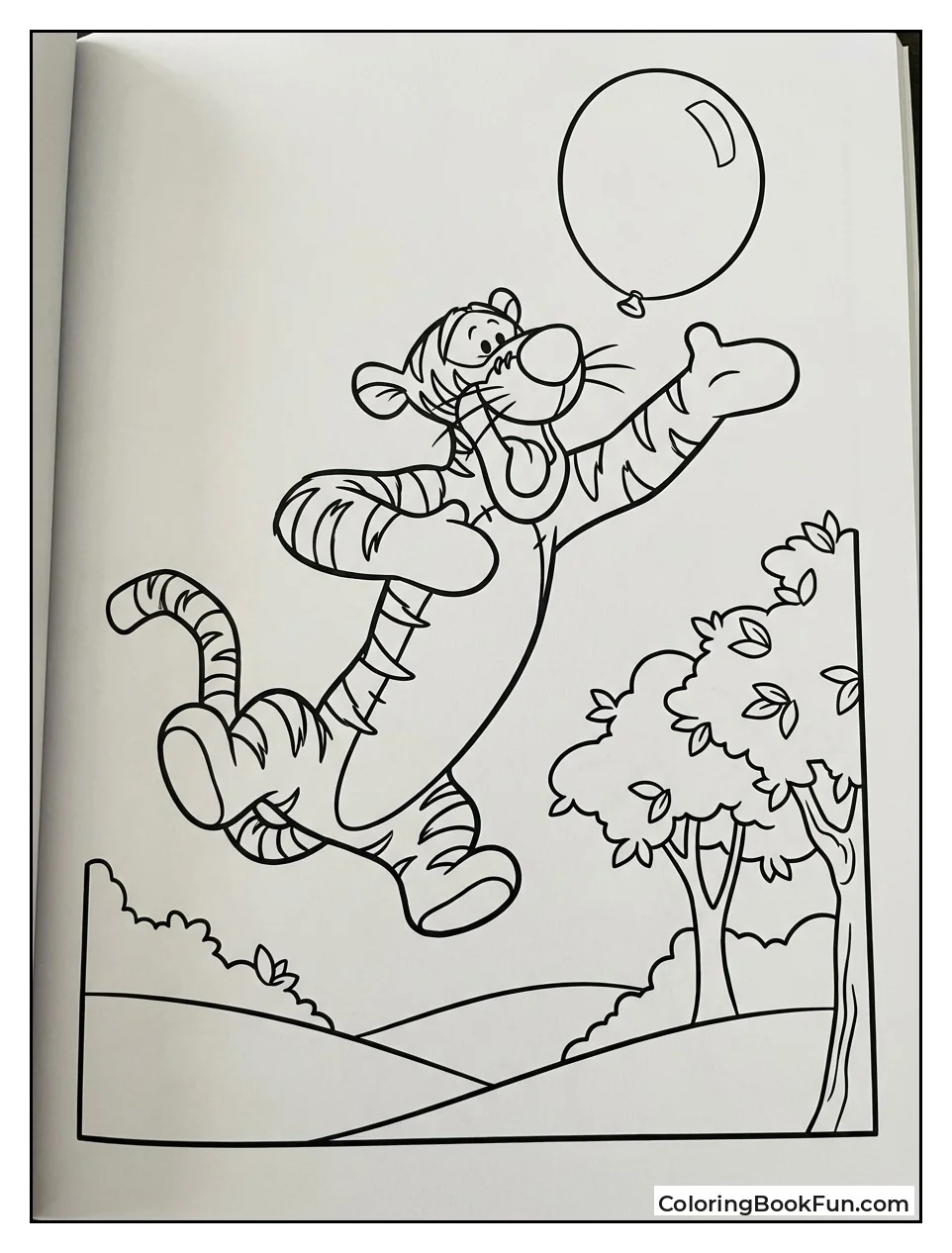 Tigger Leaps for Floating Balloon