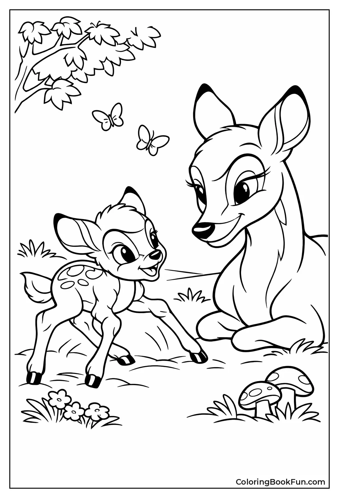 Bambi Tries First Steps