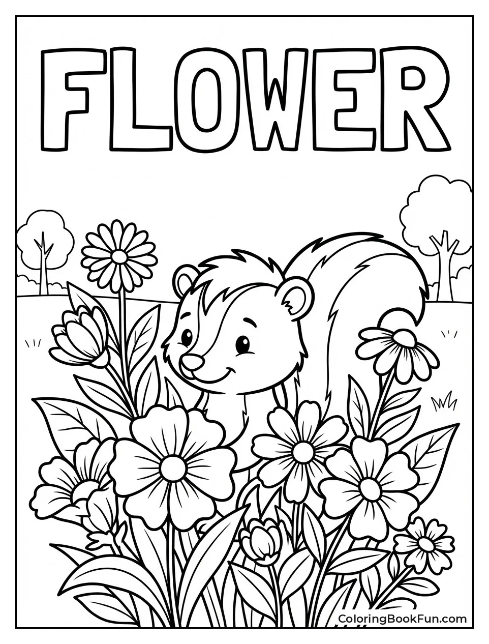 Flower Hiding in Posies