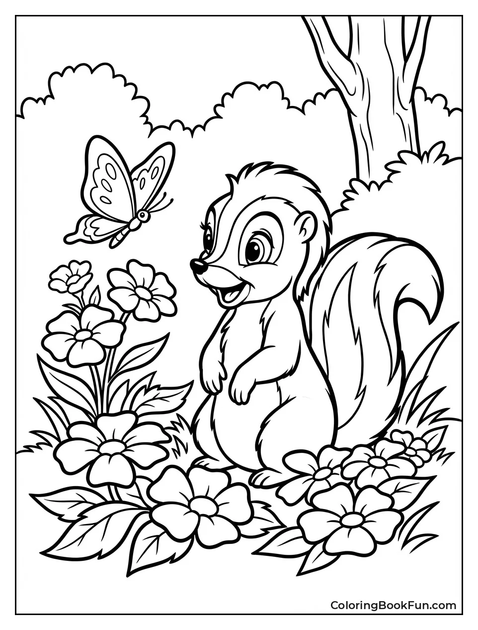 Playful Flower among Flowers